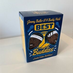 Golden State Warriors Jimmy Butler & Buddy Hield Bobblehead UNOPENED NEW limited